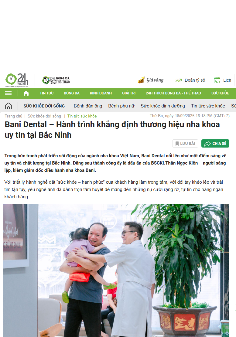 Bani Dental – Hành trình khẳng định thương hiệu nha khoa uy tín tại Bắc Ninh