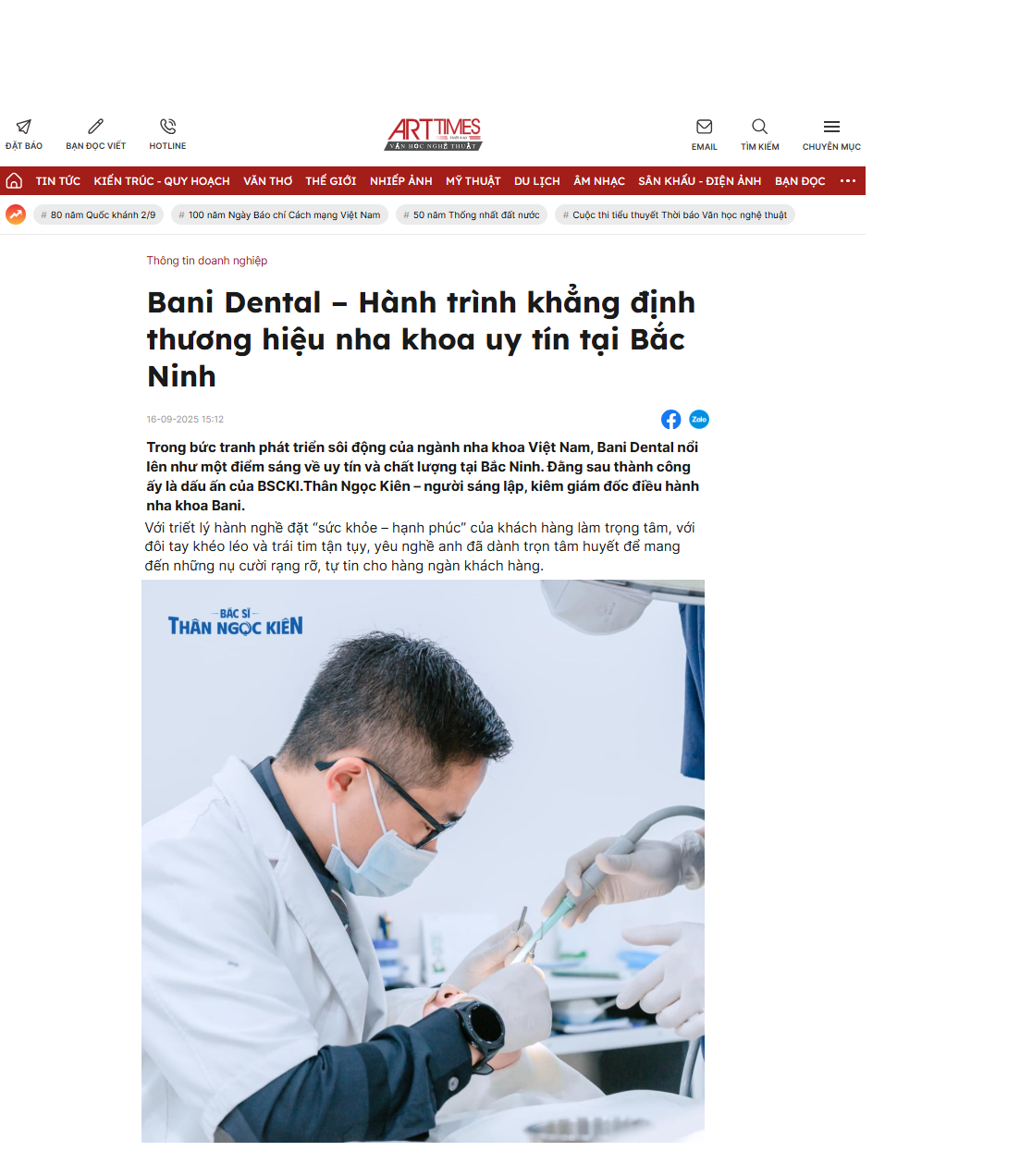 Bani Dental – Hành trình khẳng định thương hiệu nha khoa uy tín tại Bắc Ninh